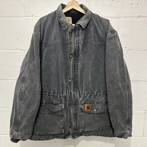Vintage Carhartt Chore Coat Jacket “Petrol Grey” C46 PTL